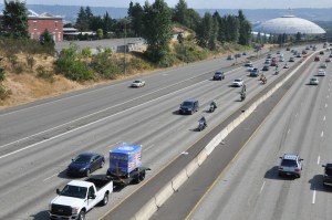 Fallen soldier formation passes through Tacoma, Wash.