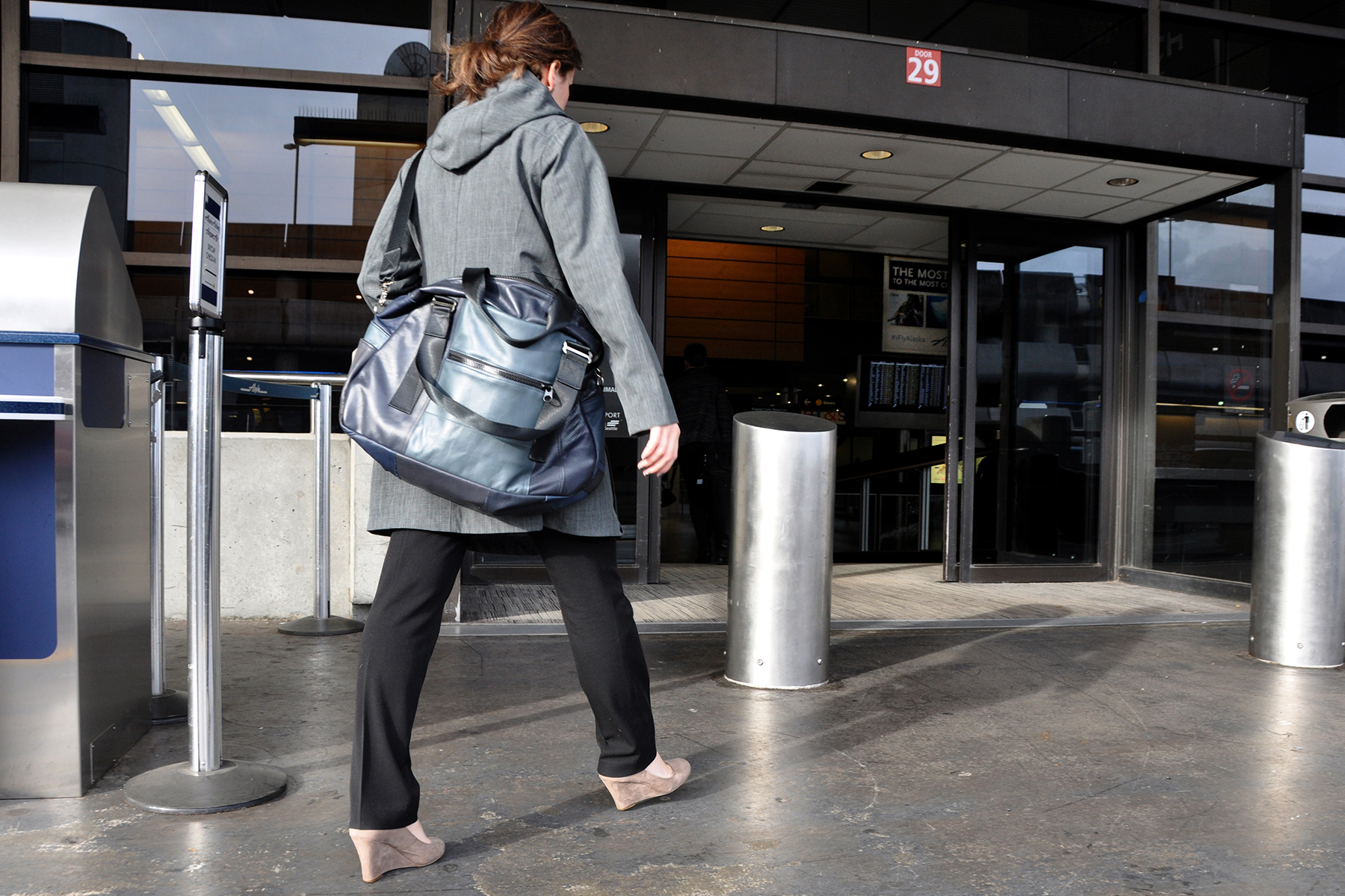 Reborn as carryon bags, recycled airplane seat leather will continue