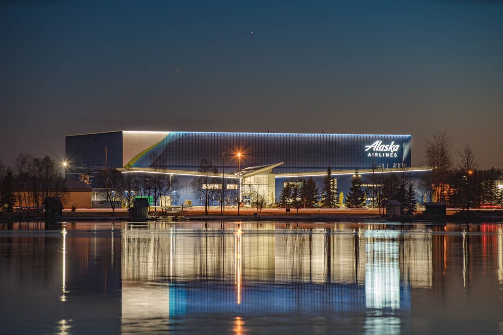 New Anchorage hangar built to house two of our largest 737s Alaska