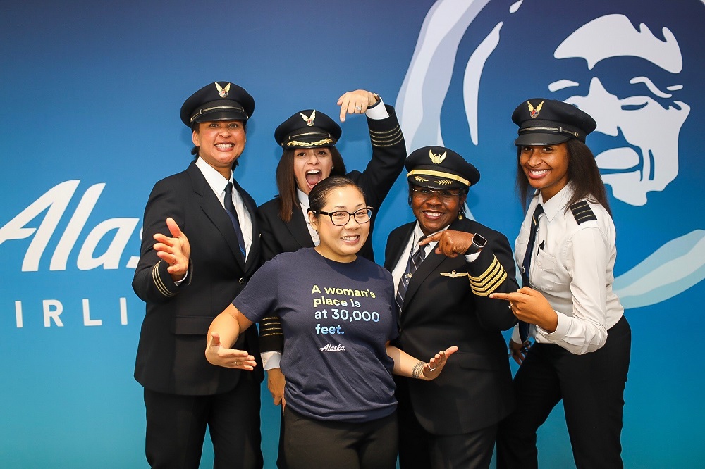 We pledge to increase our Black female pilots by 2025 Alaska Airlines