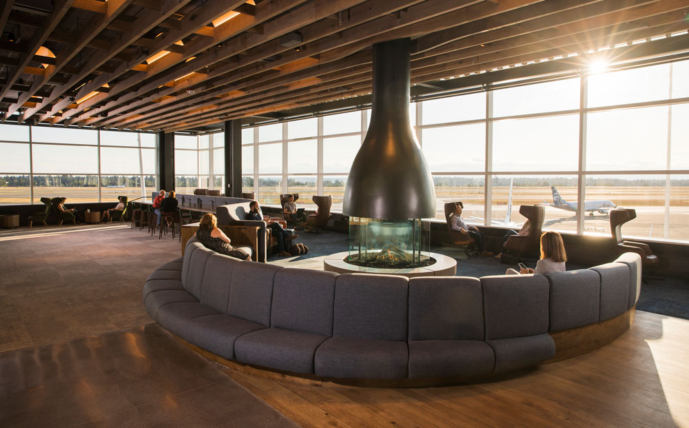 Sea-Tac's newest Alaska Lounge offers a Northwest-inspired oasis - Alaska  Airlines News