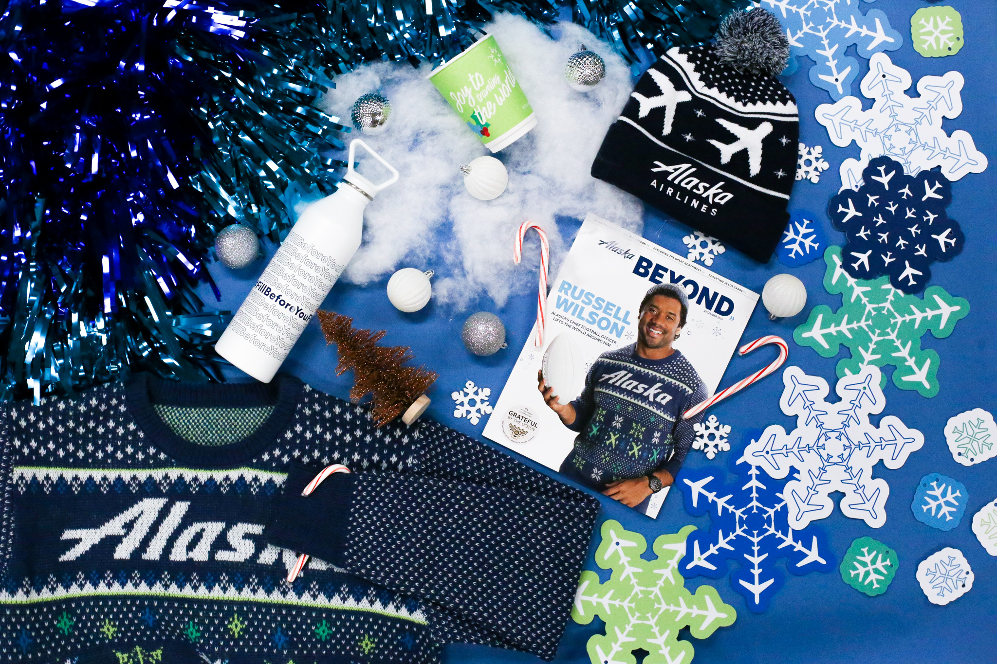 And to all, a good flight: We hope your travels are merry and bright -  Alaska Airlines News