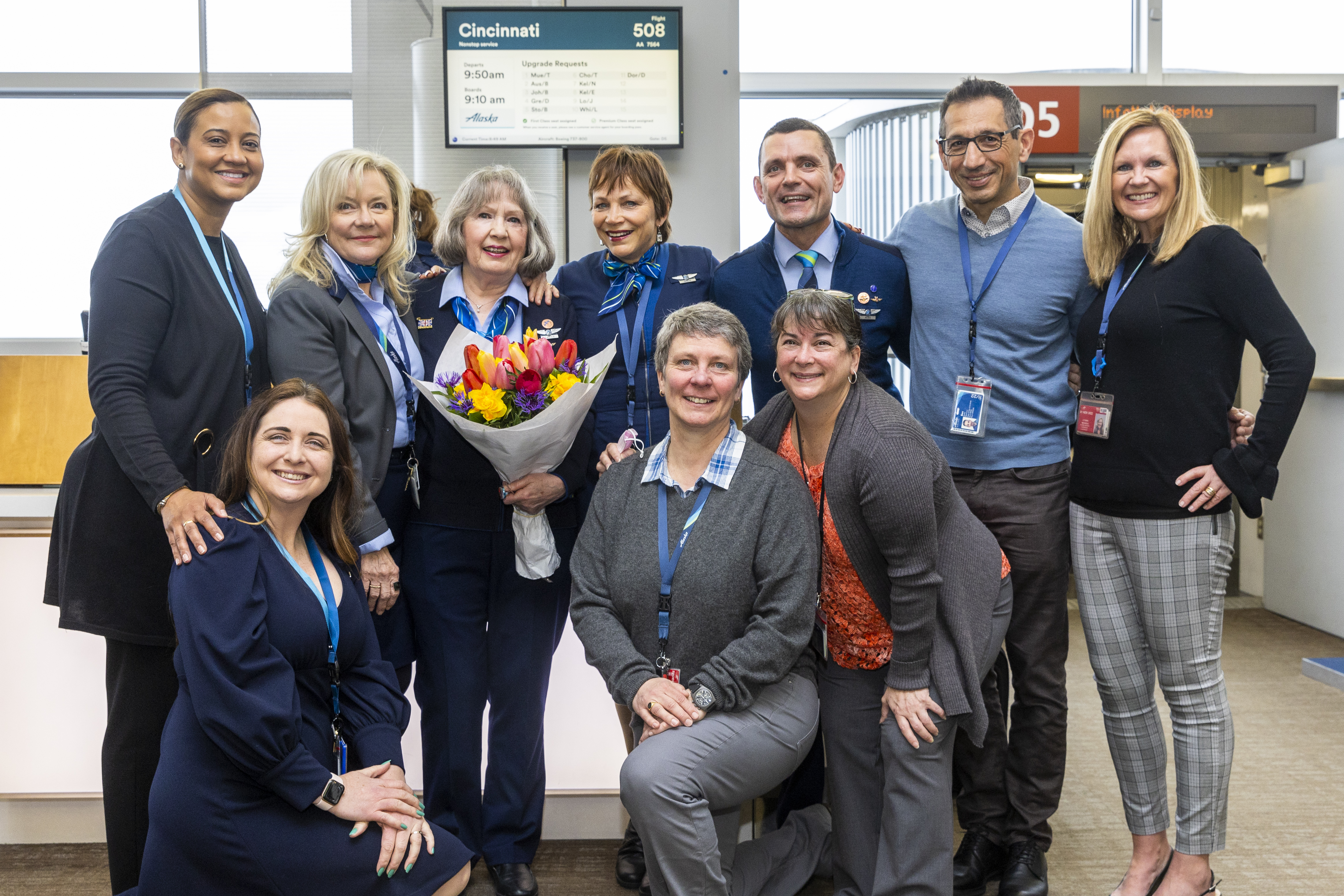 Celebrating Flight Attendants 50 years in the skies for Alaska Airlines