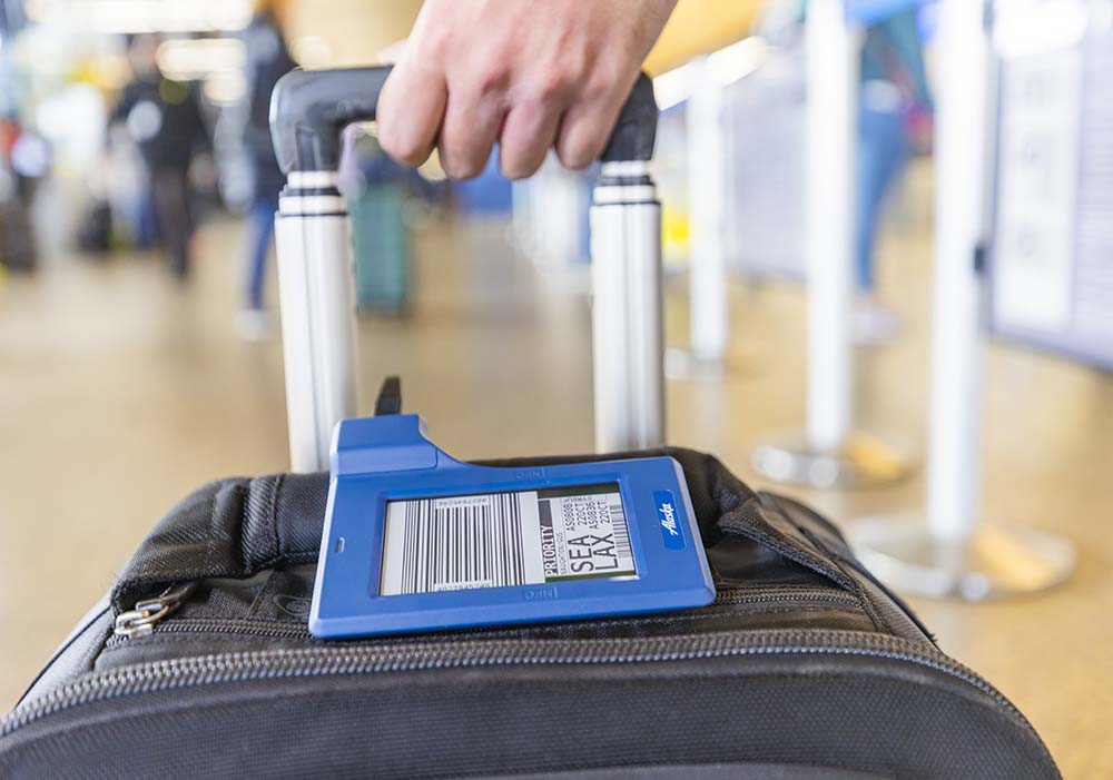 electronic travel bag tags
