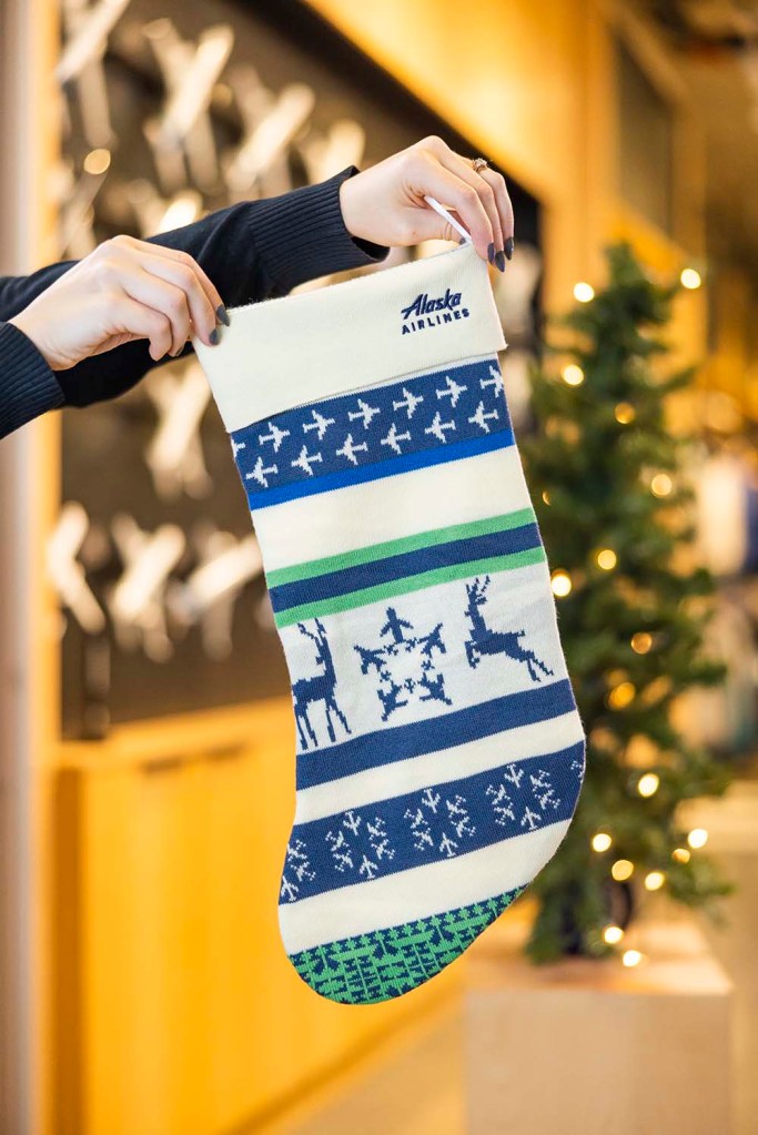 Airplane Holiday Stocking