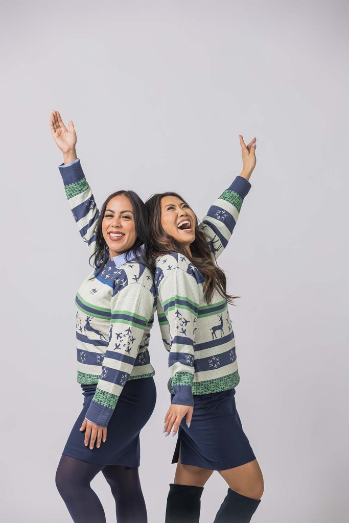 Alaska Airlines Celebrates Ugly Christmas Sweater Day