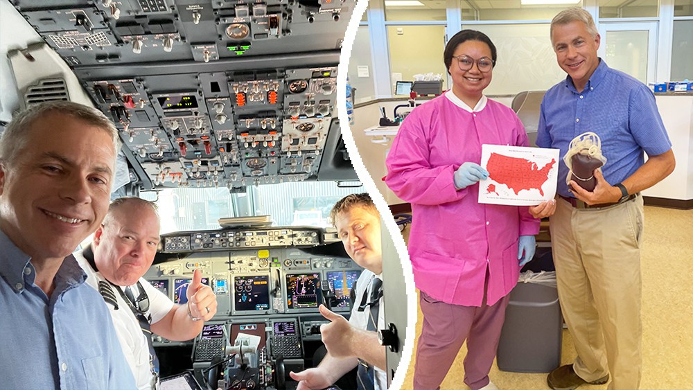 Alaska Airlines ‘Gift of Travel’ helps hero donor reach his 50th state ...