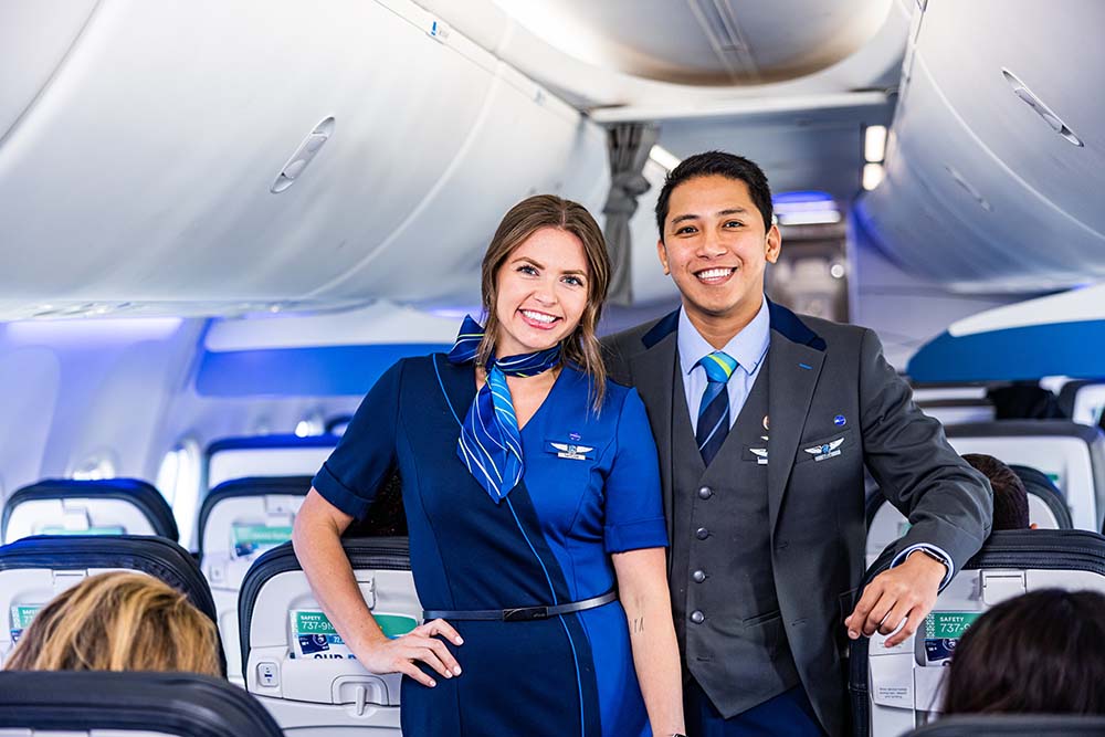 ALaska airlines flight attendants