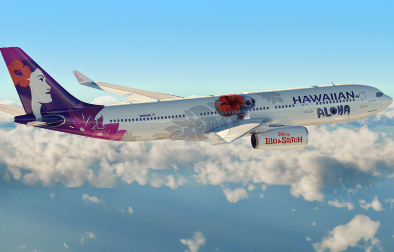 Hawaiian Airlines and Disney's Lilo & Stitch Embark on a Playful