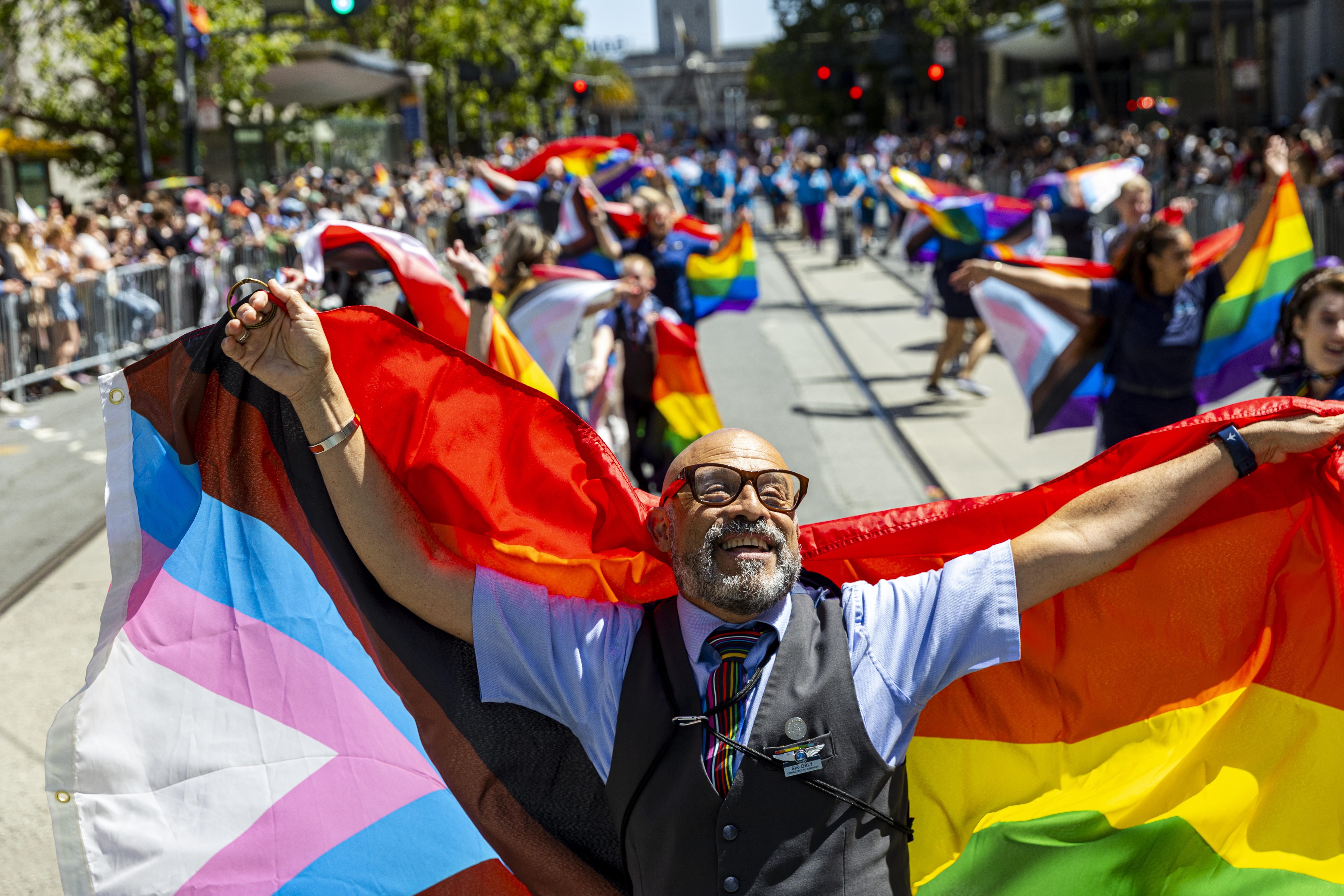 Alaska Airlines at 2025 San Francisco Pride