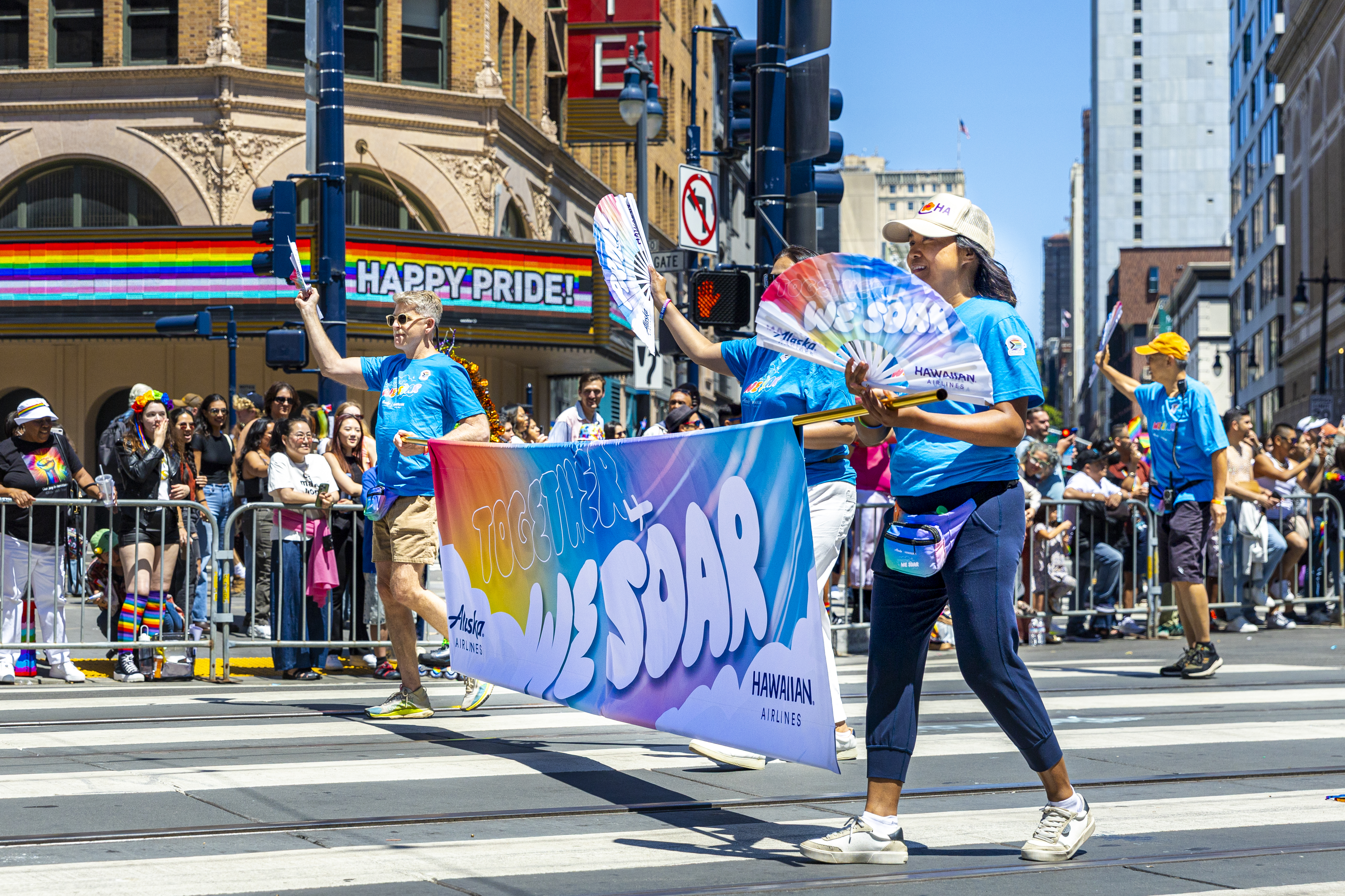 Alaska Airlines at 2025 San Francisco Pride