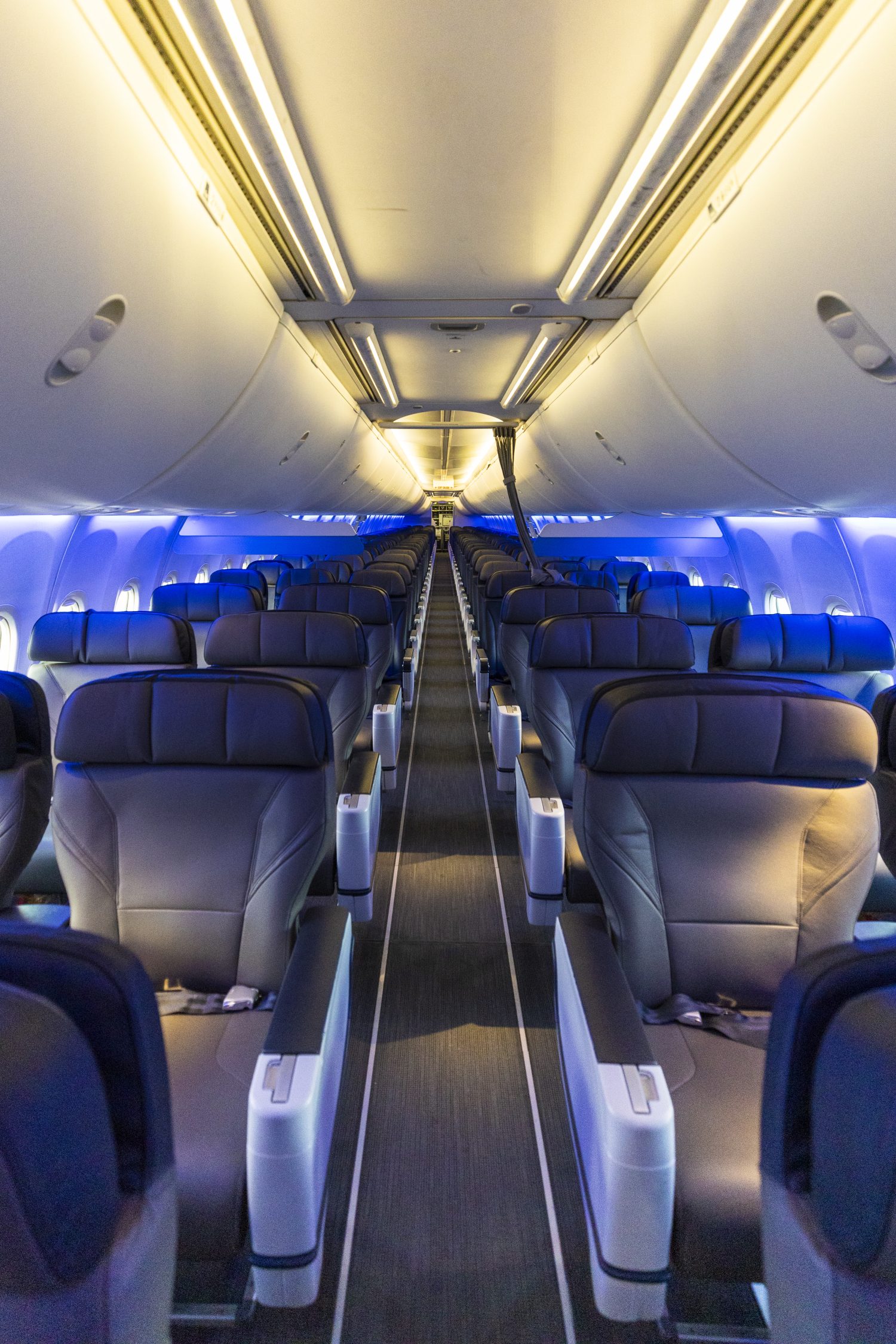 Alaska Airlines new interior N361HA