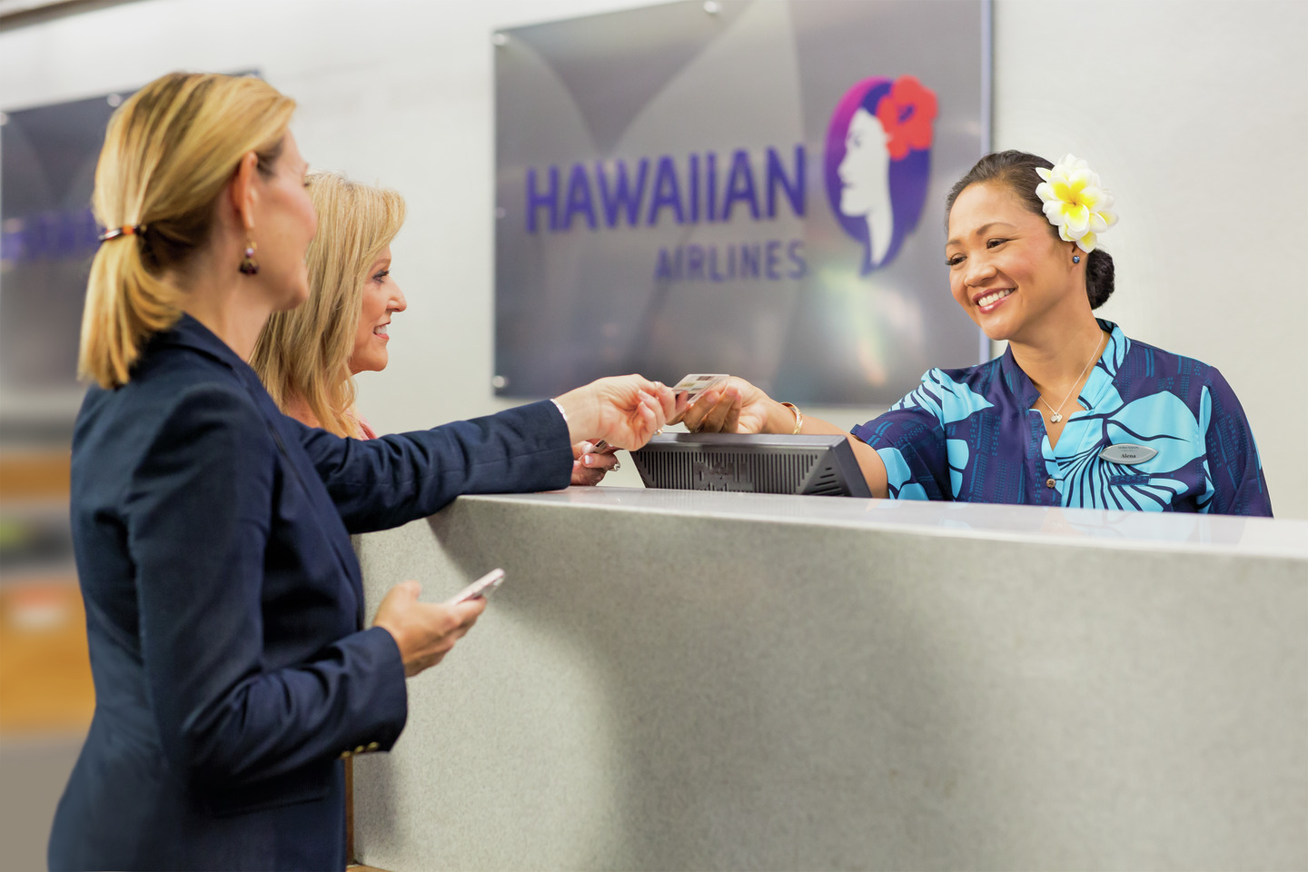 HA Guest Service Agent assisting customers