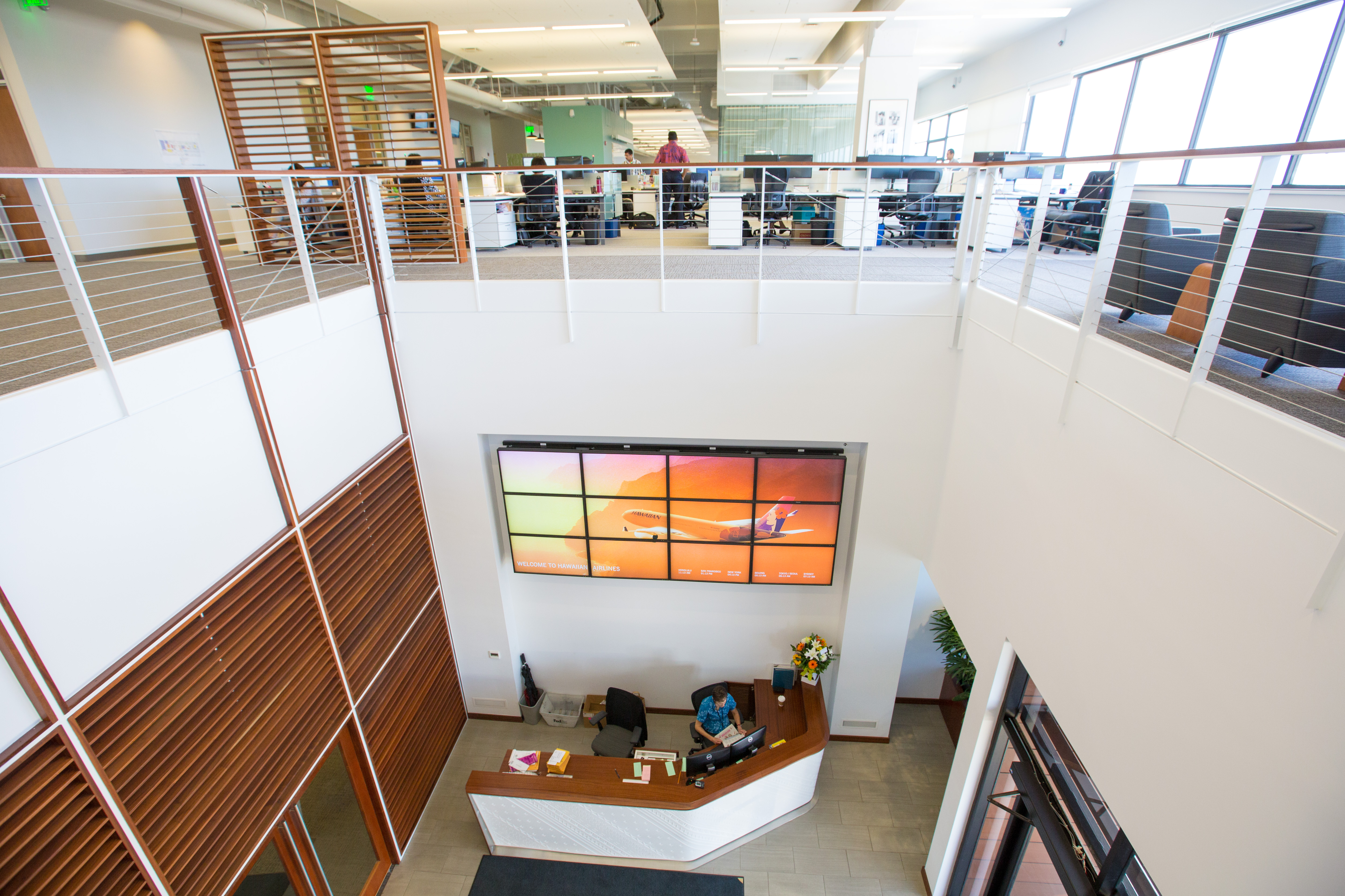 Open Office43 Lobby Entrance Aerial View