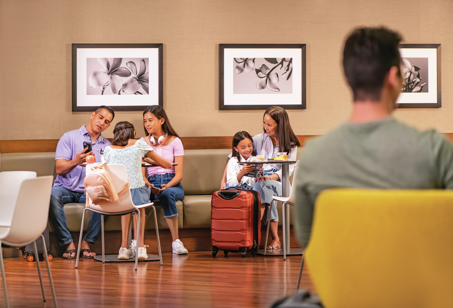 Family in Plumeria Lounge