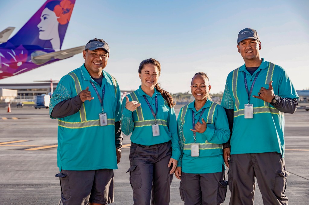 Ramp agent group shot