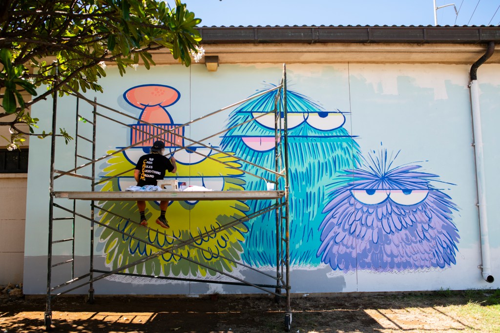 Hawai’i Walls 2025 - Day 5 at Farrington High School.