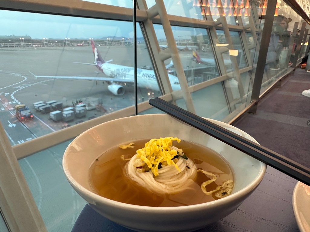 Airport meal Image of the author's meal