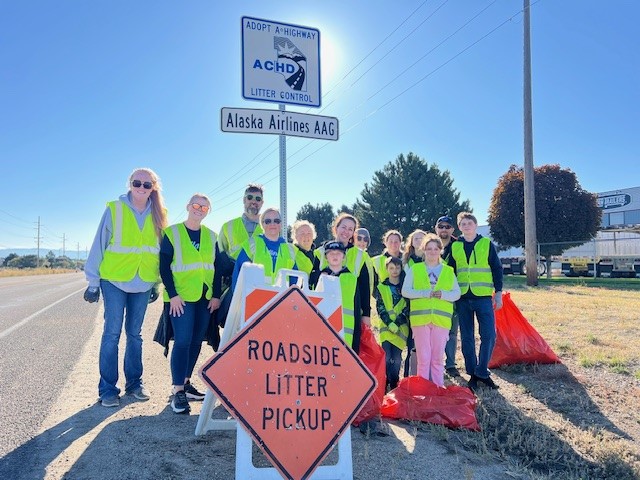 Boise Highway pick-up Week of CARE 2025 N361HA