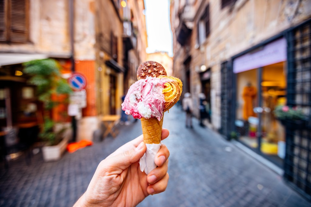 Gelato in Rome