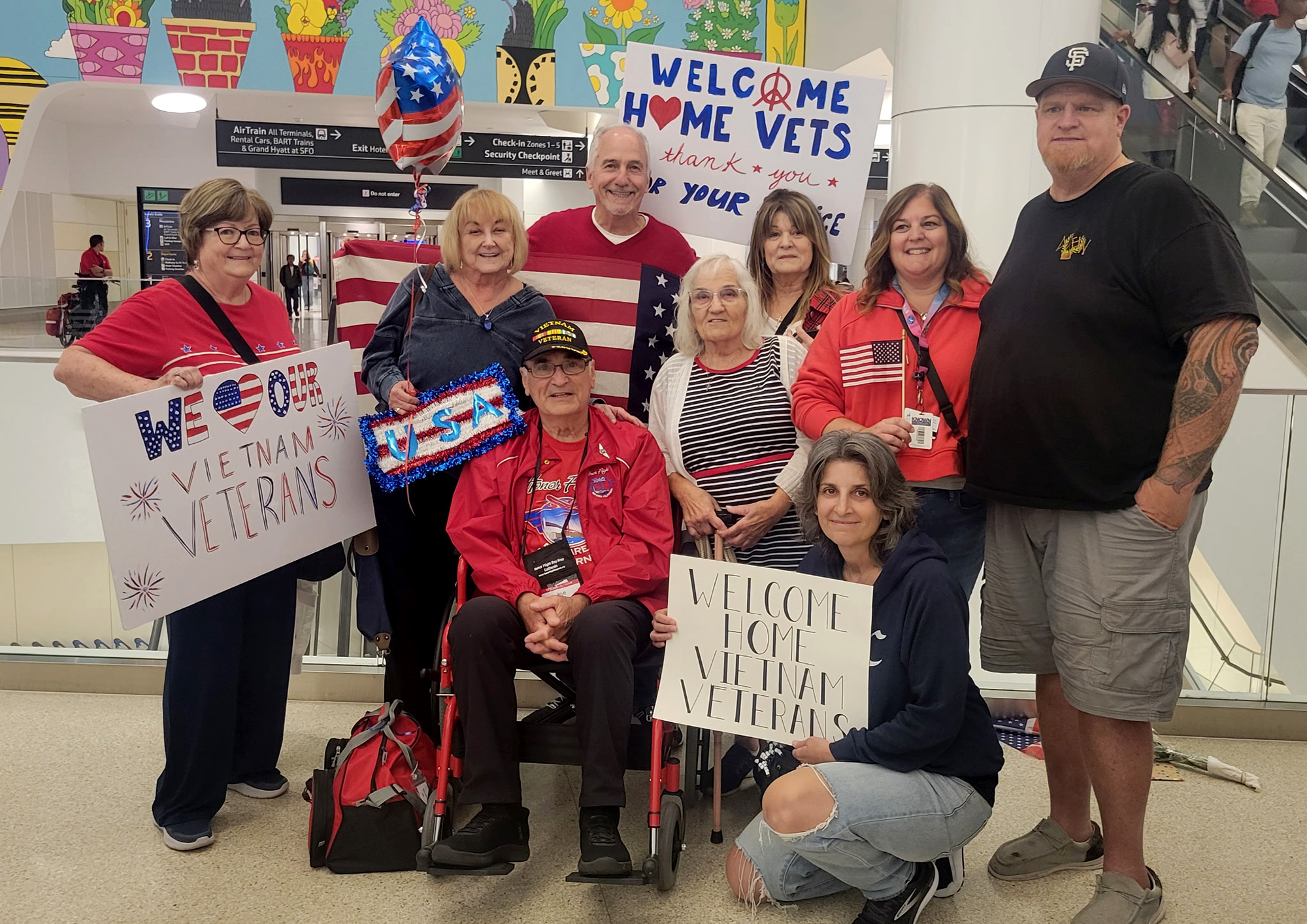 Image of veterans welcome