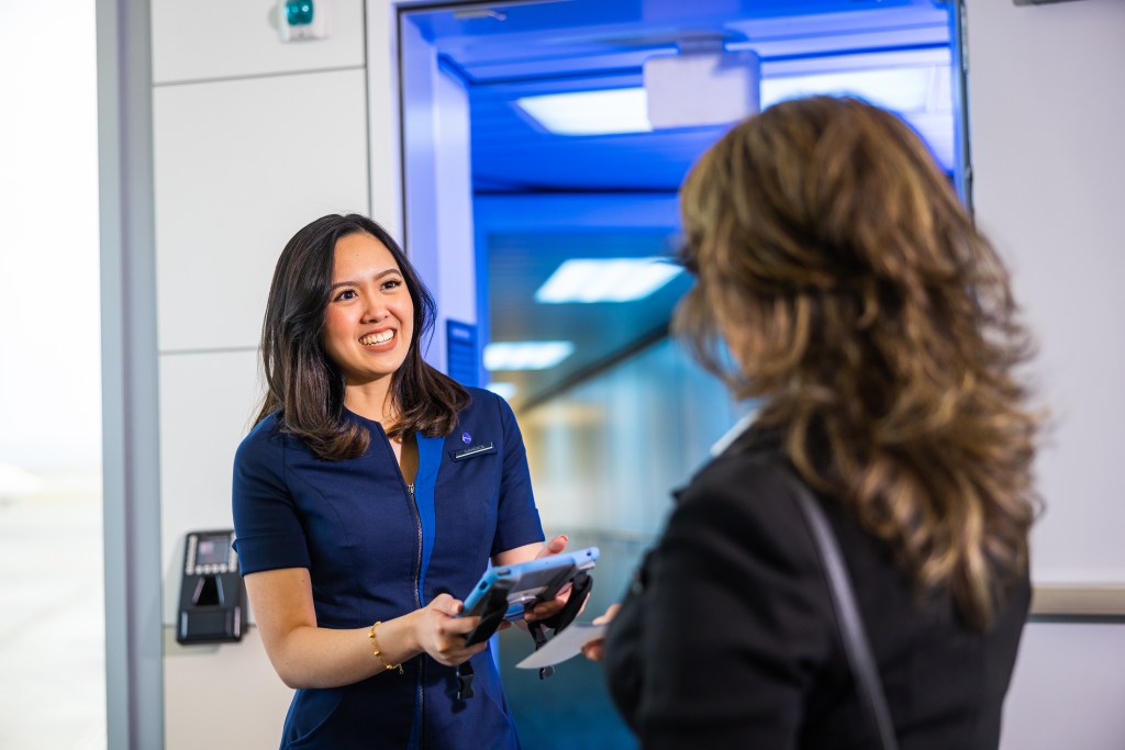 Alaska Airlines customer service agent