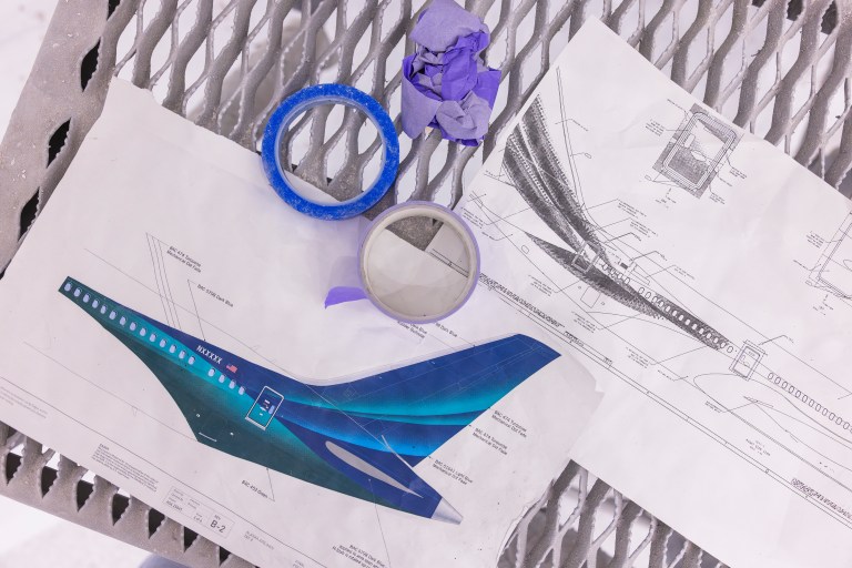 Alaska Airlines global livery mock-up