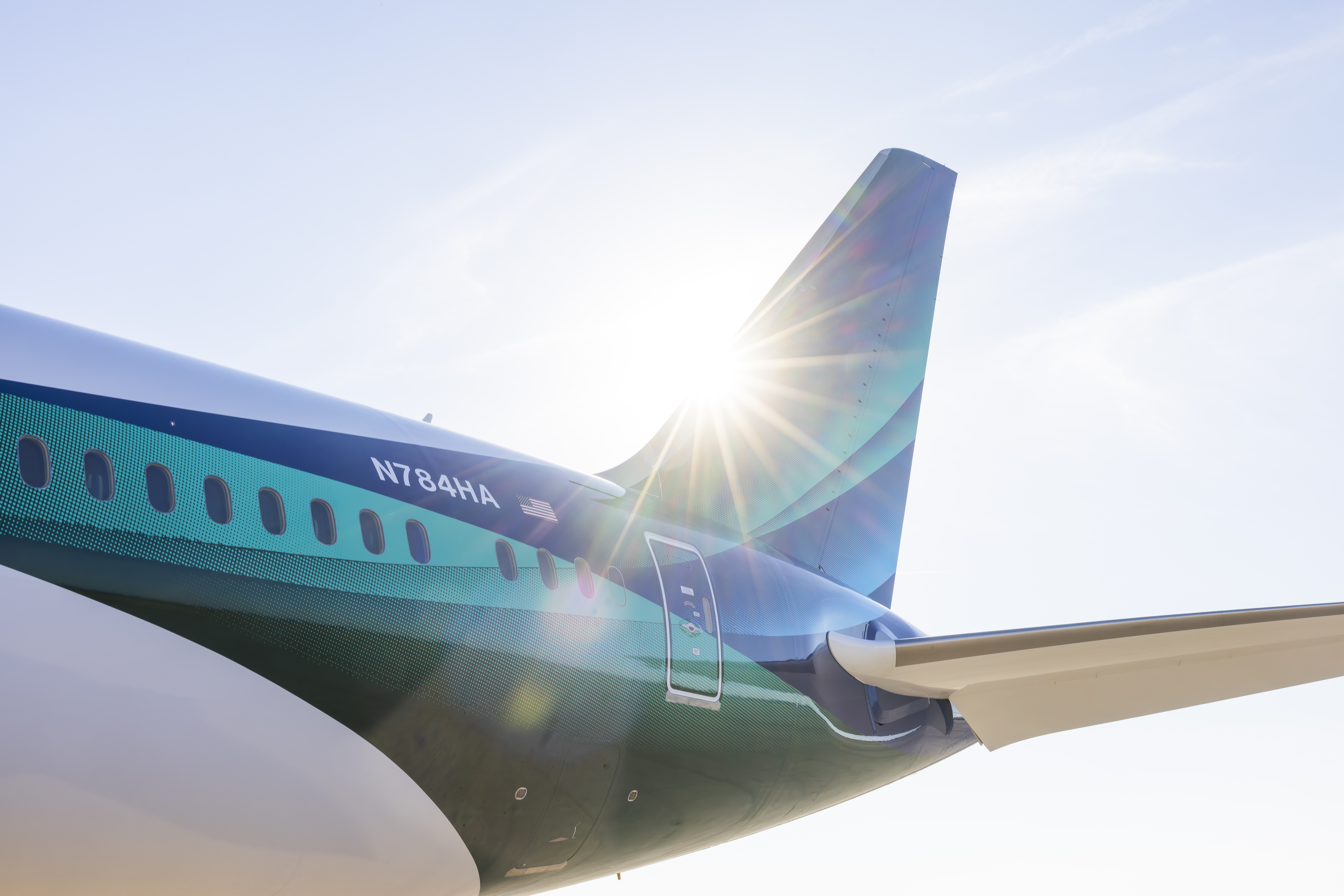 Alaska Airlines livery tail