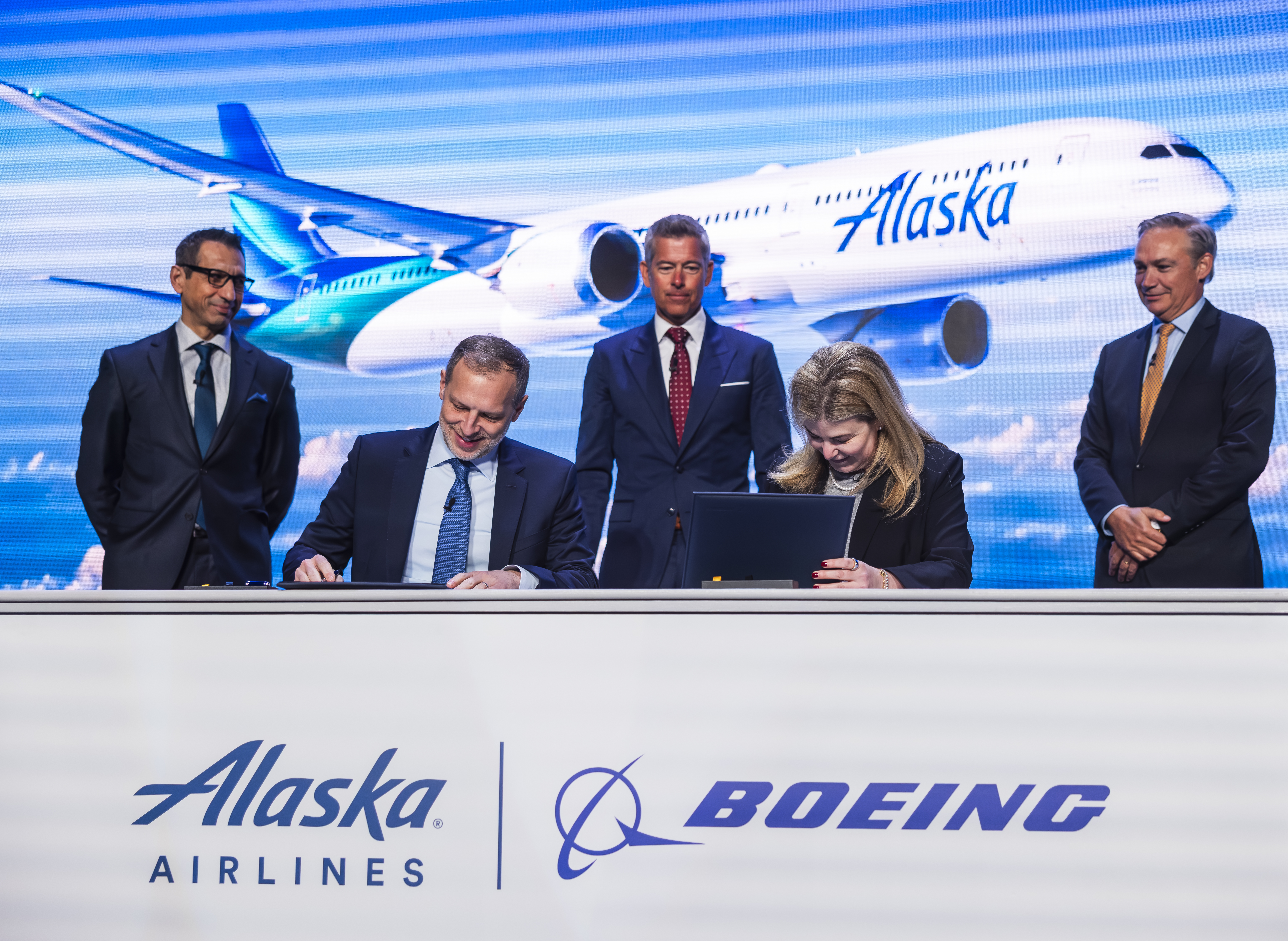 Executives signing the certificate