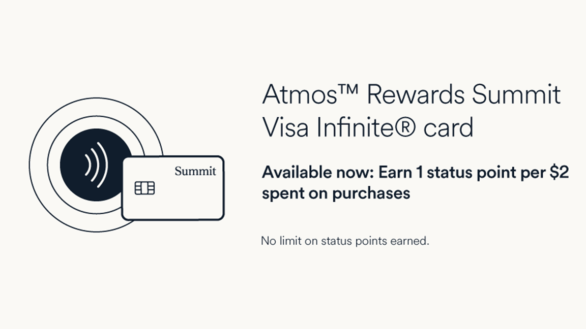 Atmos earning credit cards