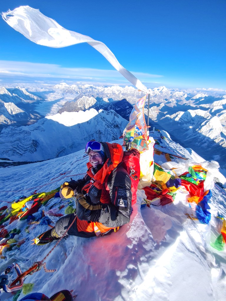 Nate on top of Everest