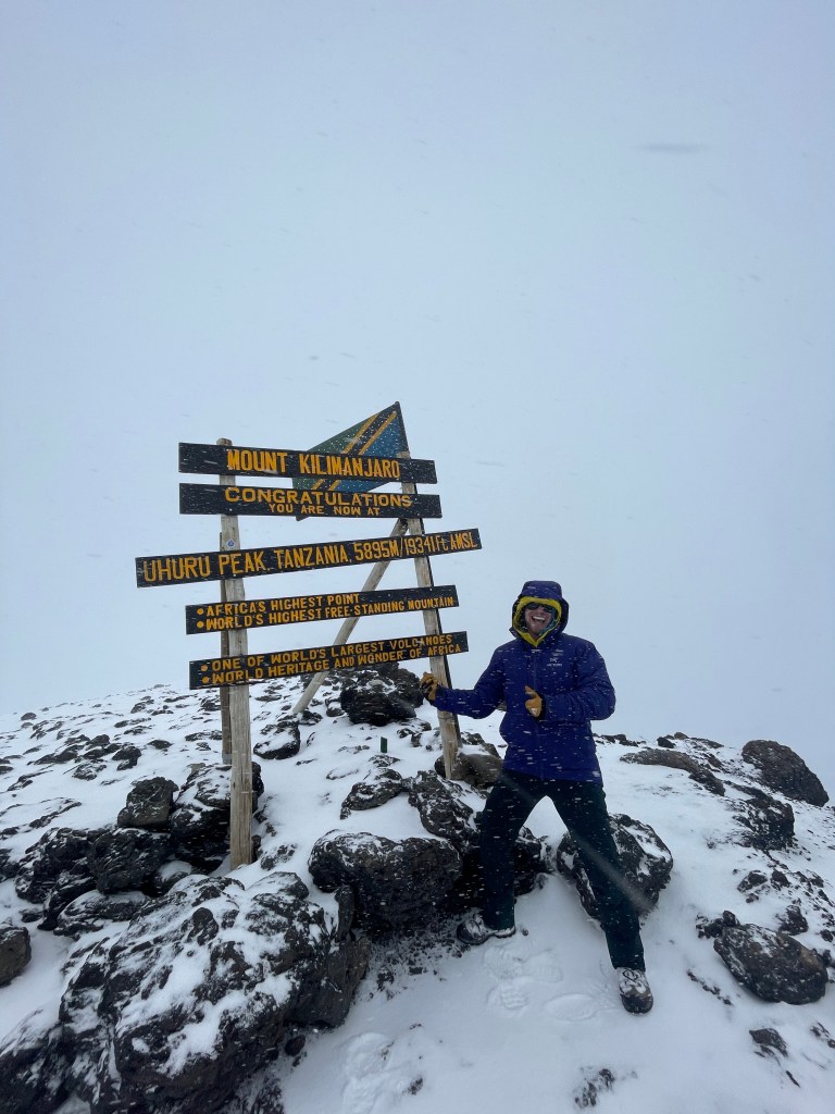 Nate on Kilamanjaro