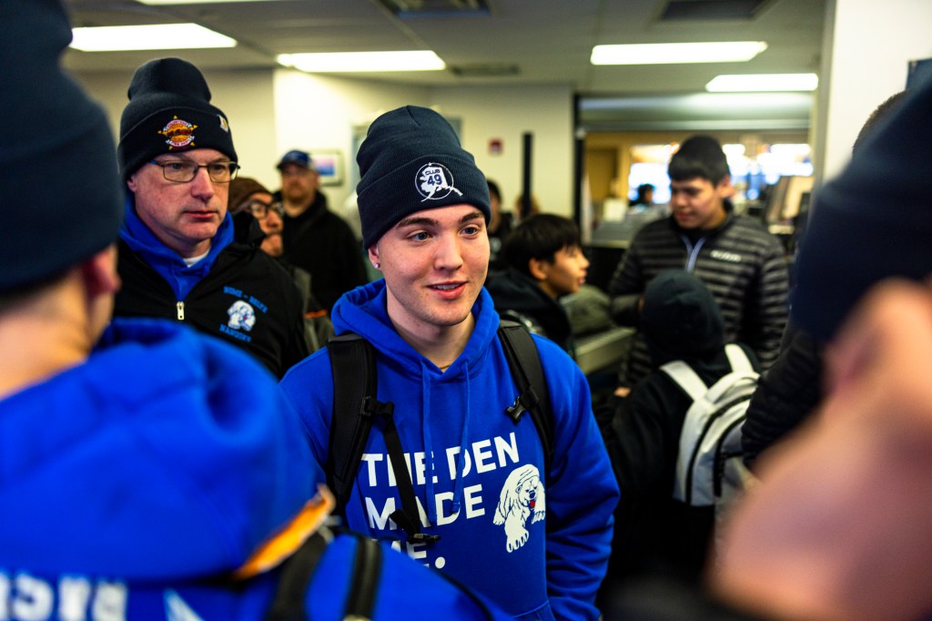 Nome team at Nome airport