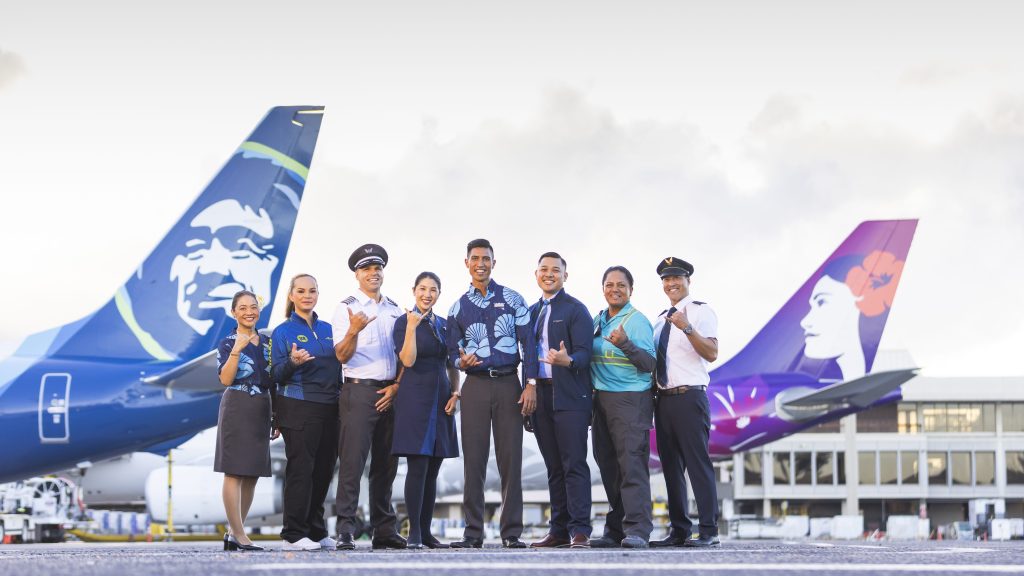 Alaska Airlines Hawaiian Airlines combination