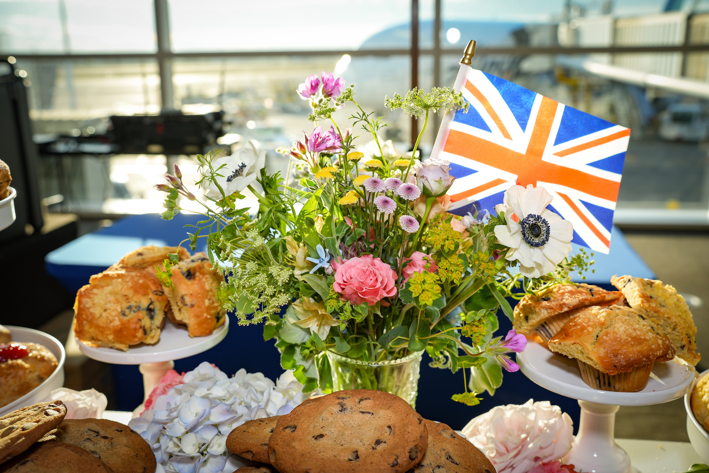London pastries and tea