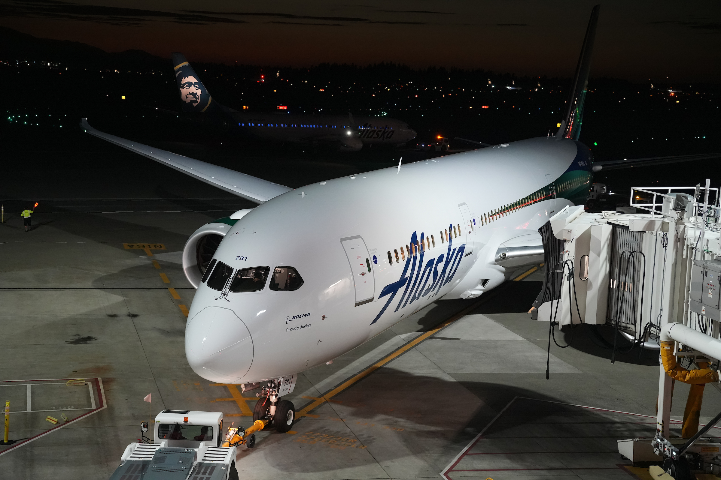 787 at gate