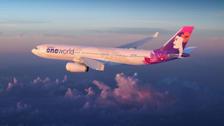 Hawaiian Airlines A330 oneworld
