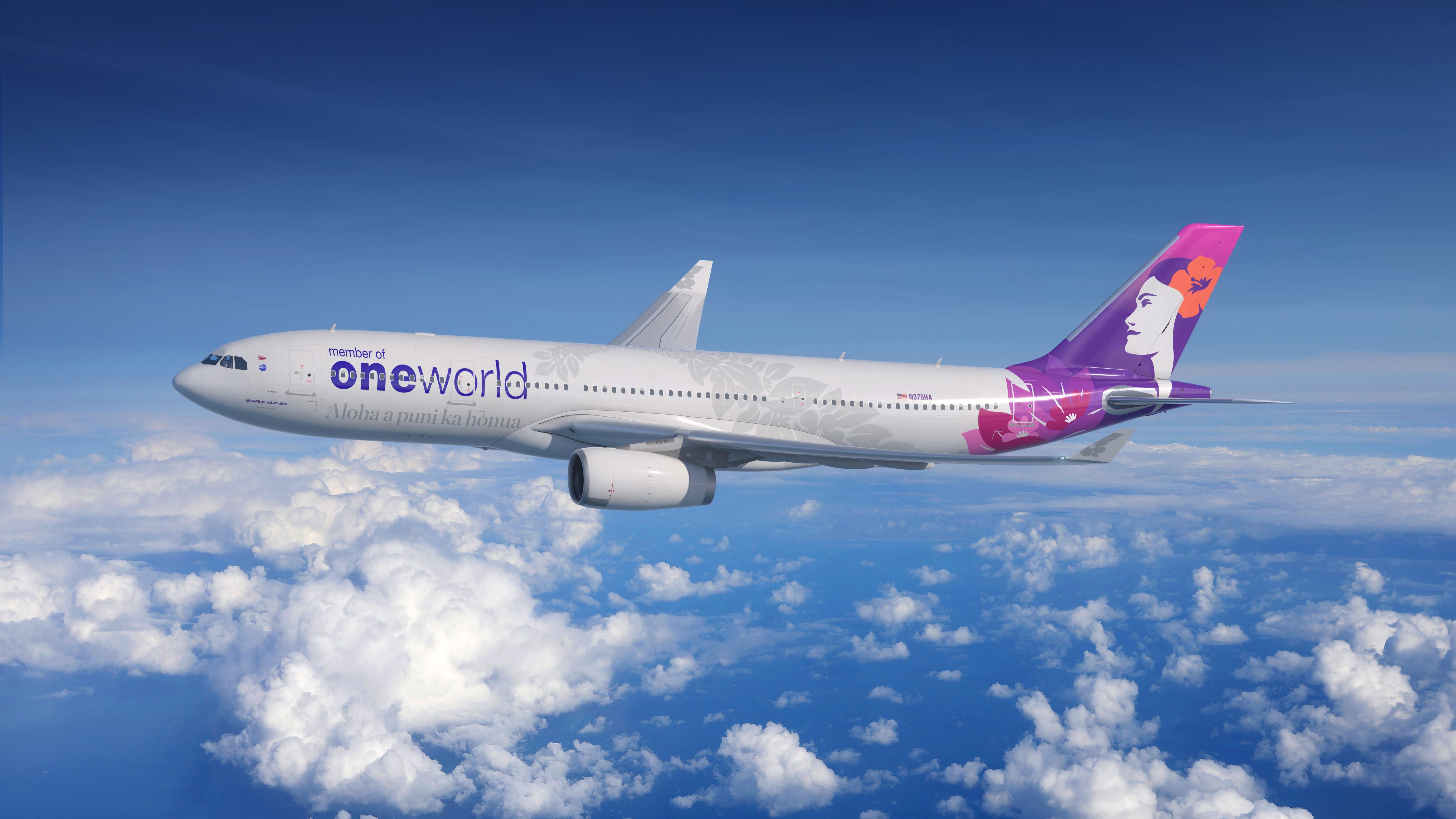 Hawaiian Airlines A330 oneworld