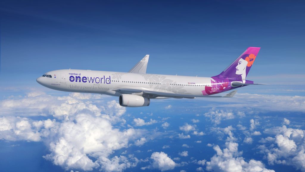 Hawaiian Airlines A330 oneworld