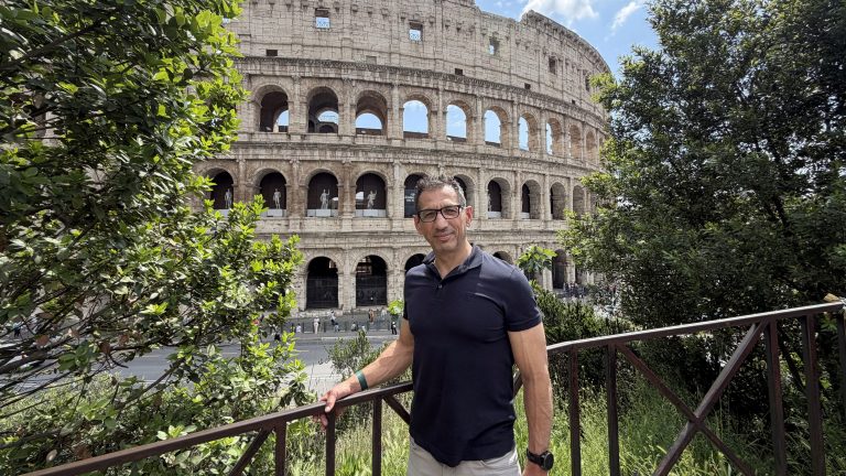 Ben in front of Colosseum
