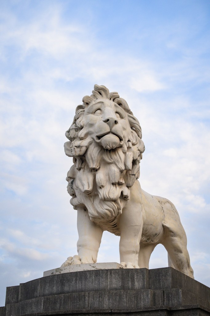 Lion statue