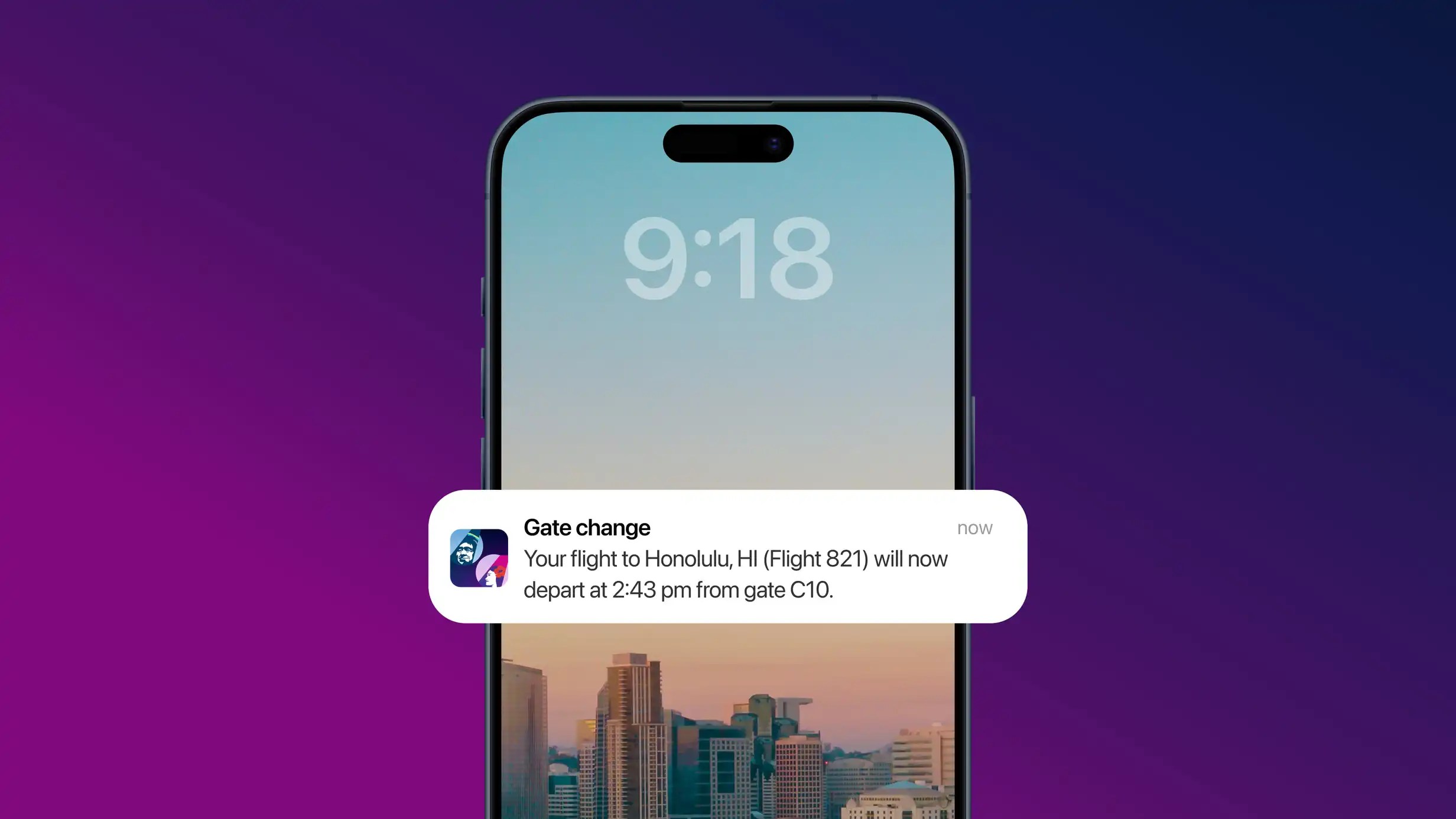 mobile app change notification