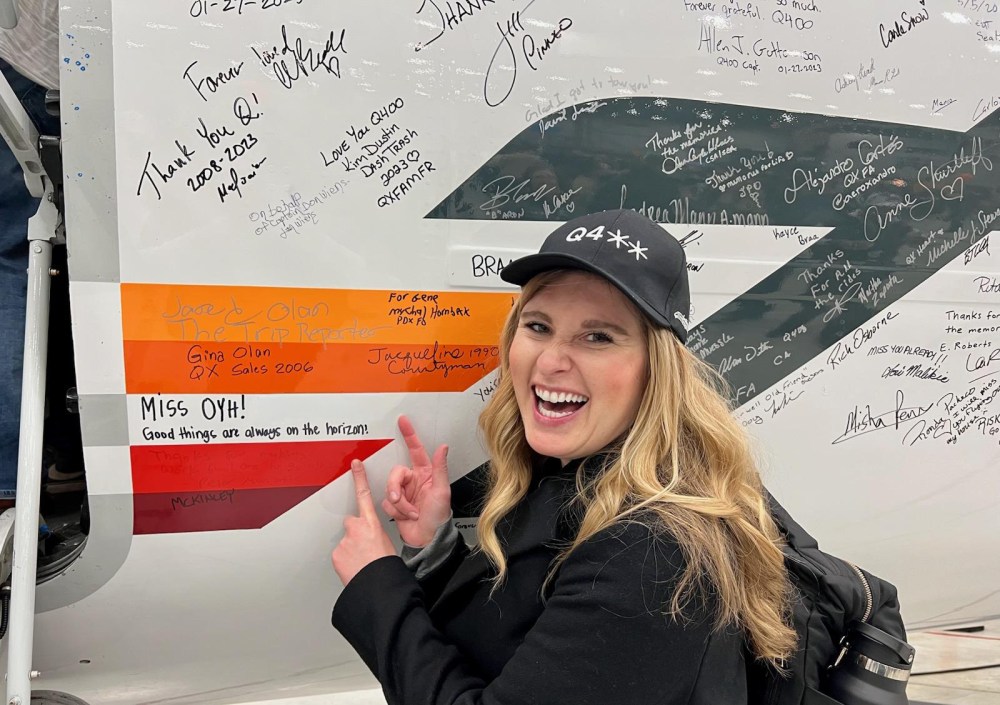 Dianne at the employee event