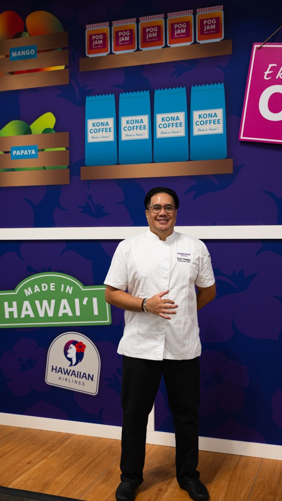 Chef Dell at the festival