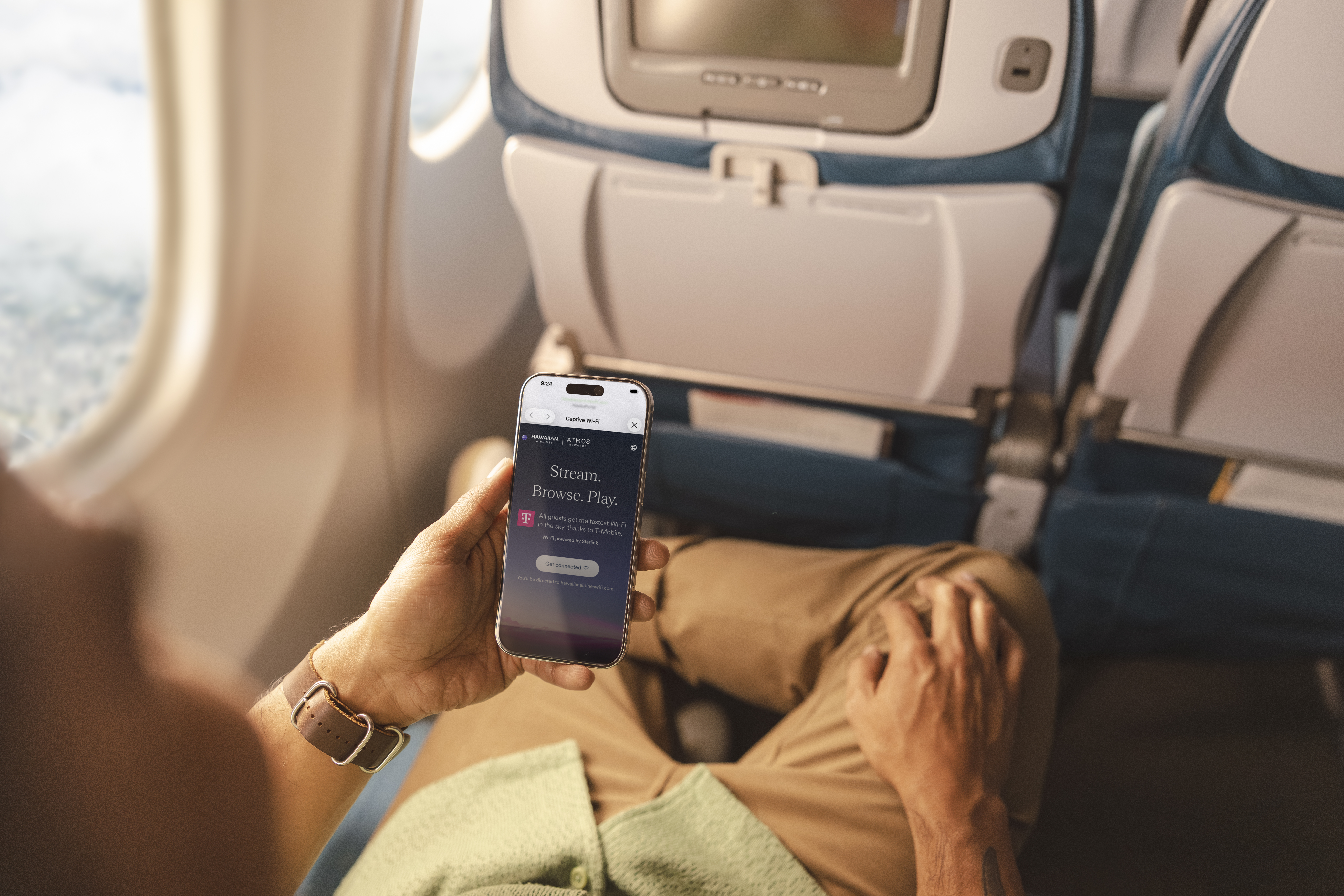 Hawaiian Airlines Starlink