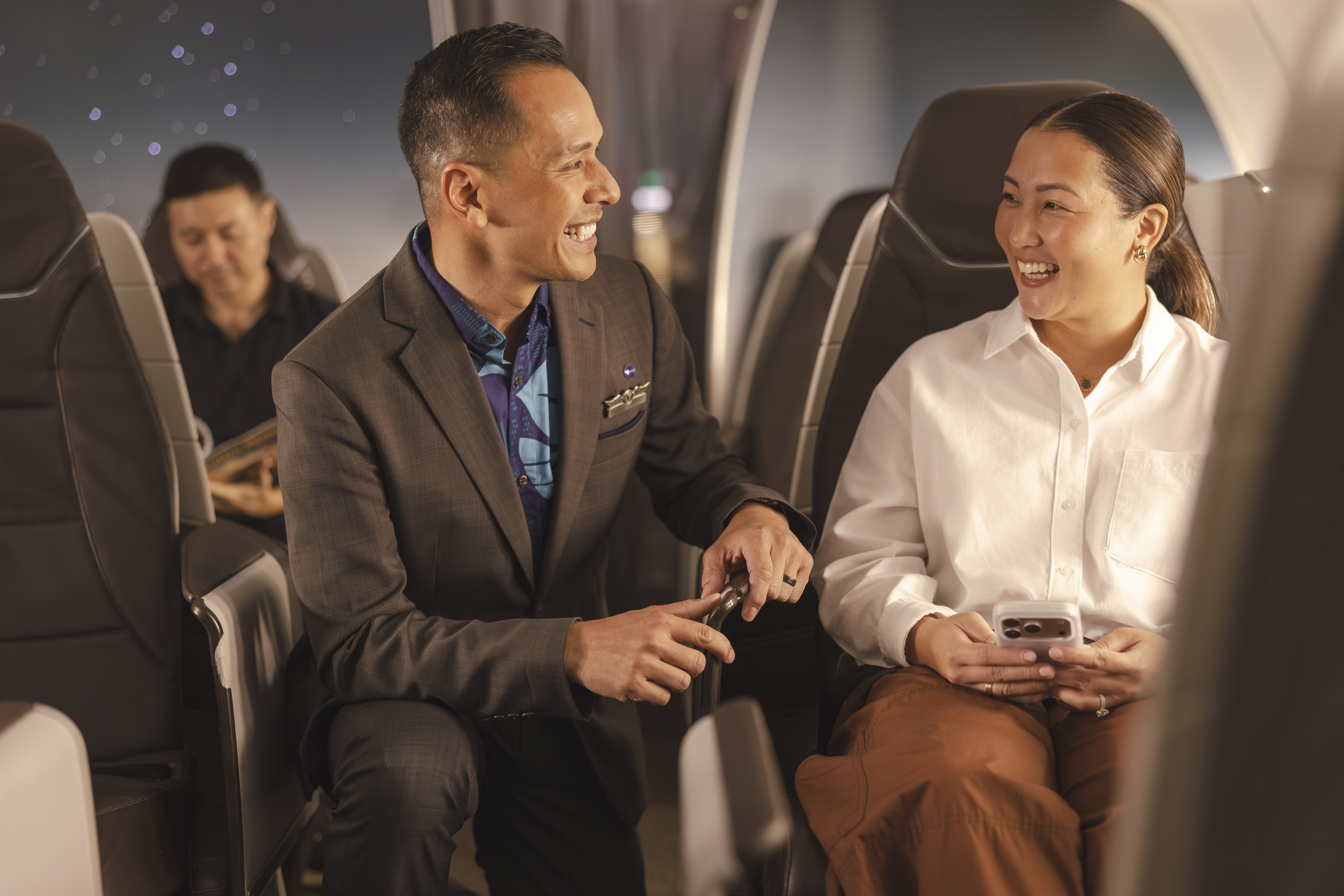 Airbus A330 first class and crew