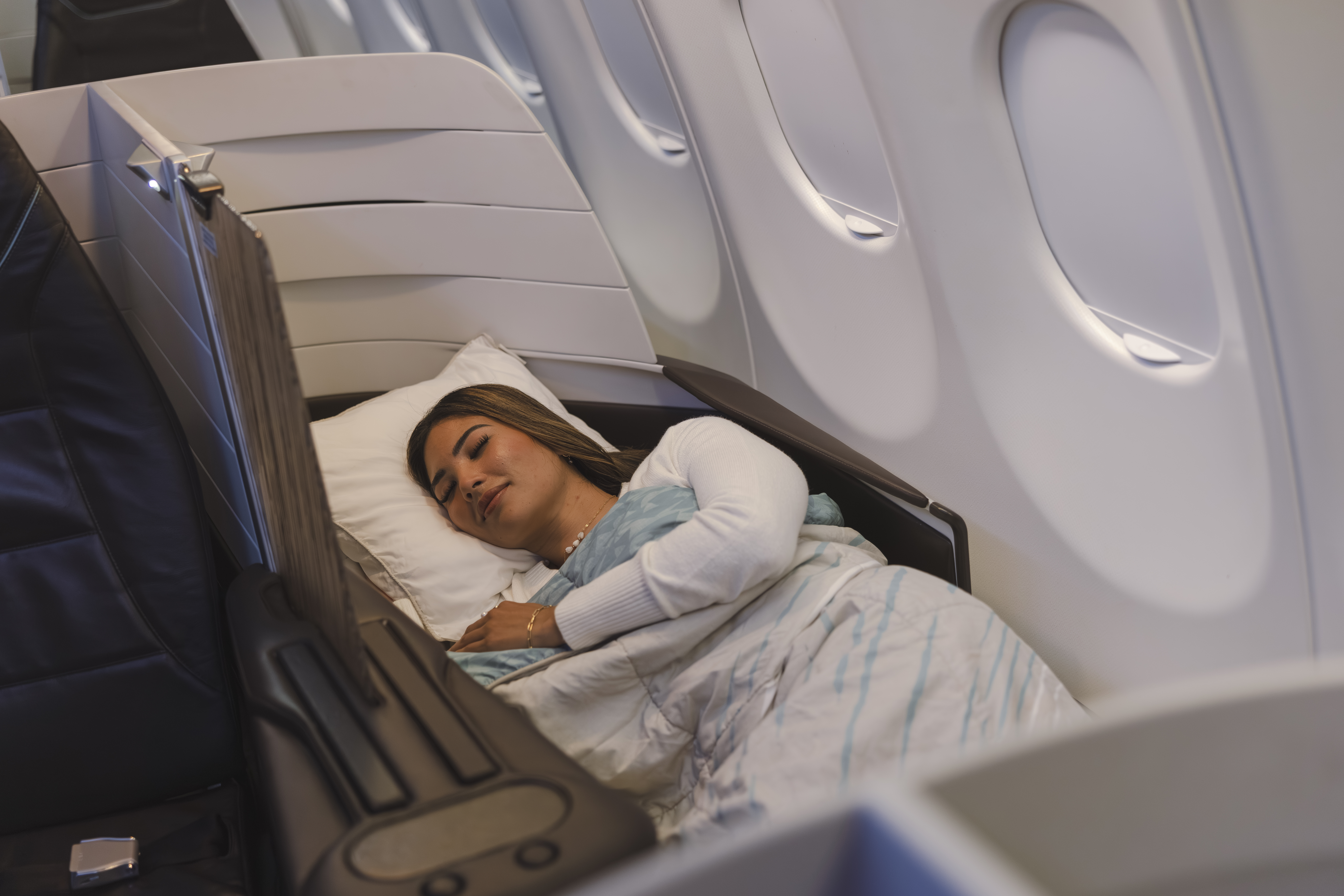 Airbus A330 first class lie flat