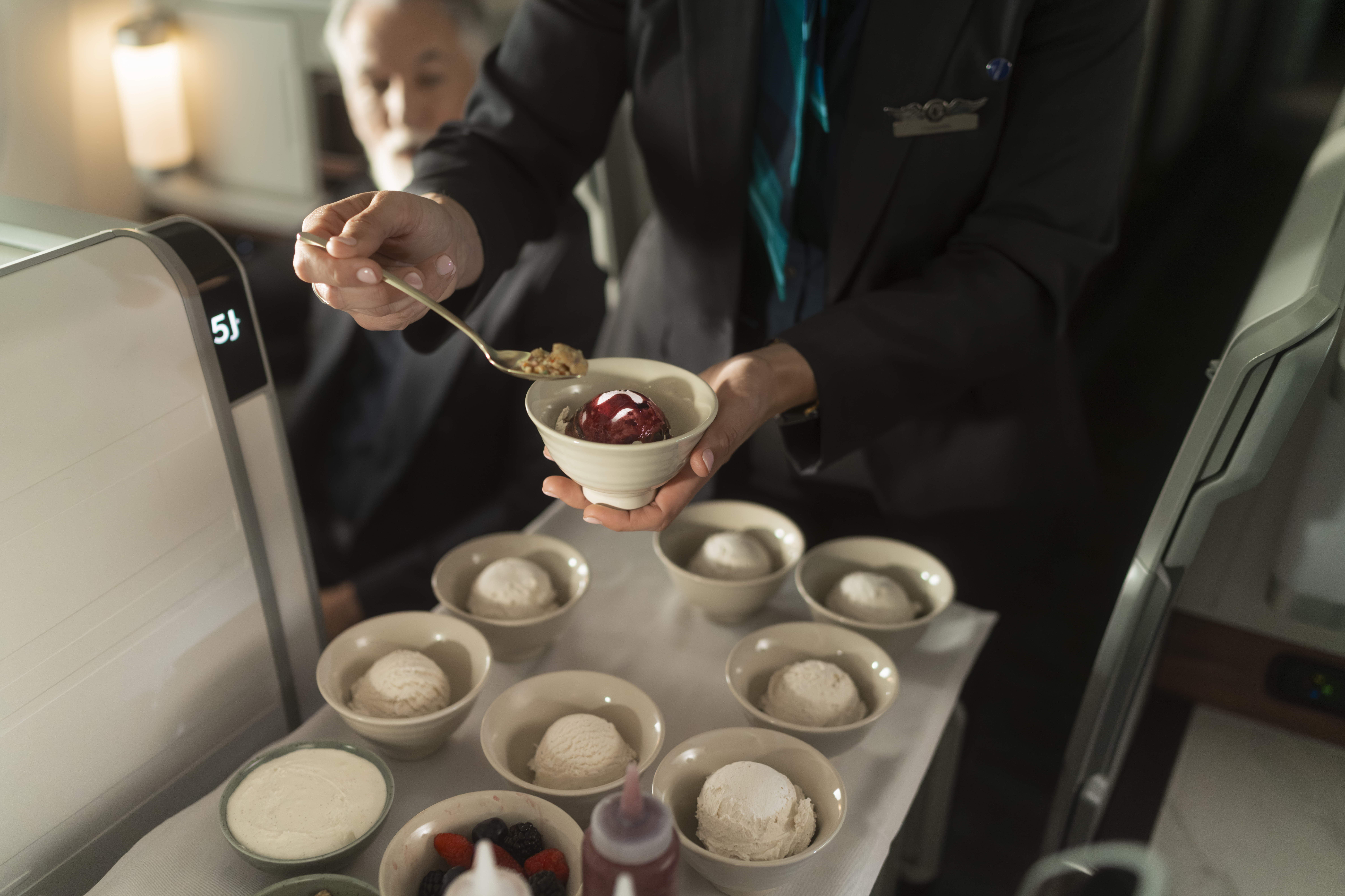 Boeing 787 First Class/Business Class ice cream cart