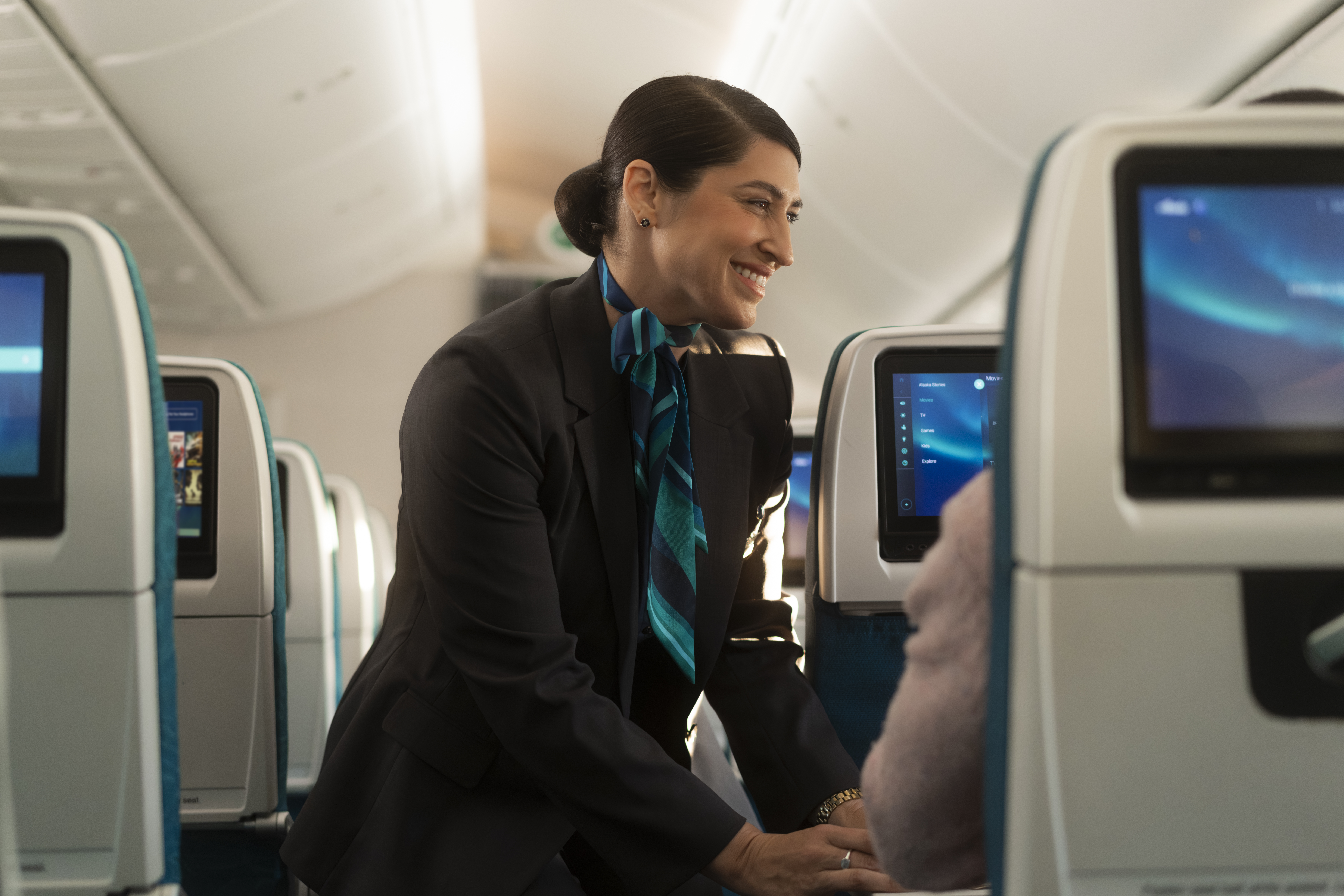 Boeing 787 flight attendant
