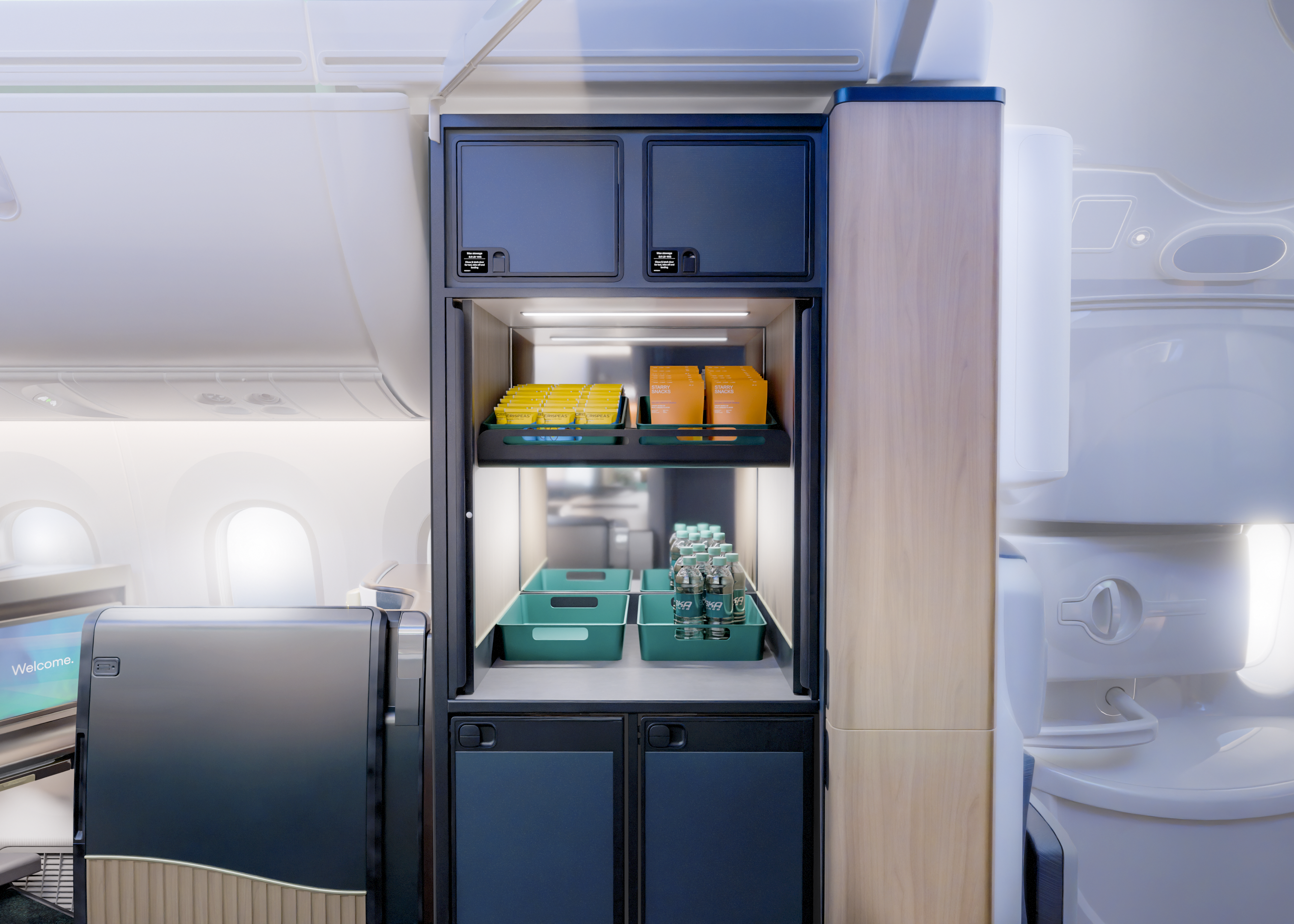 787 aurora cabin